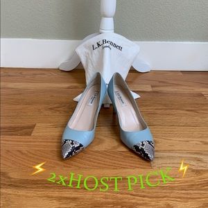 👉LK BENNETT FLORET HEELS adds some 👑 style👈